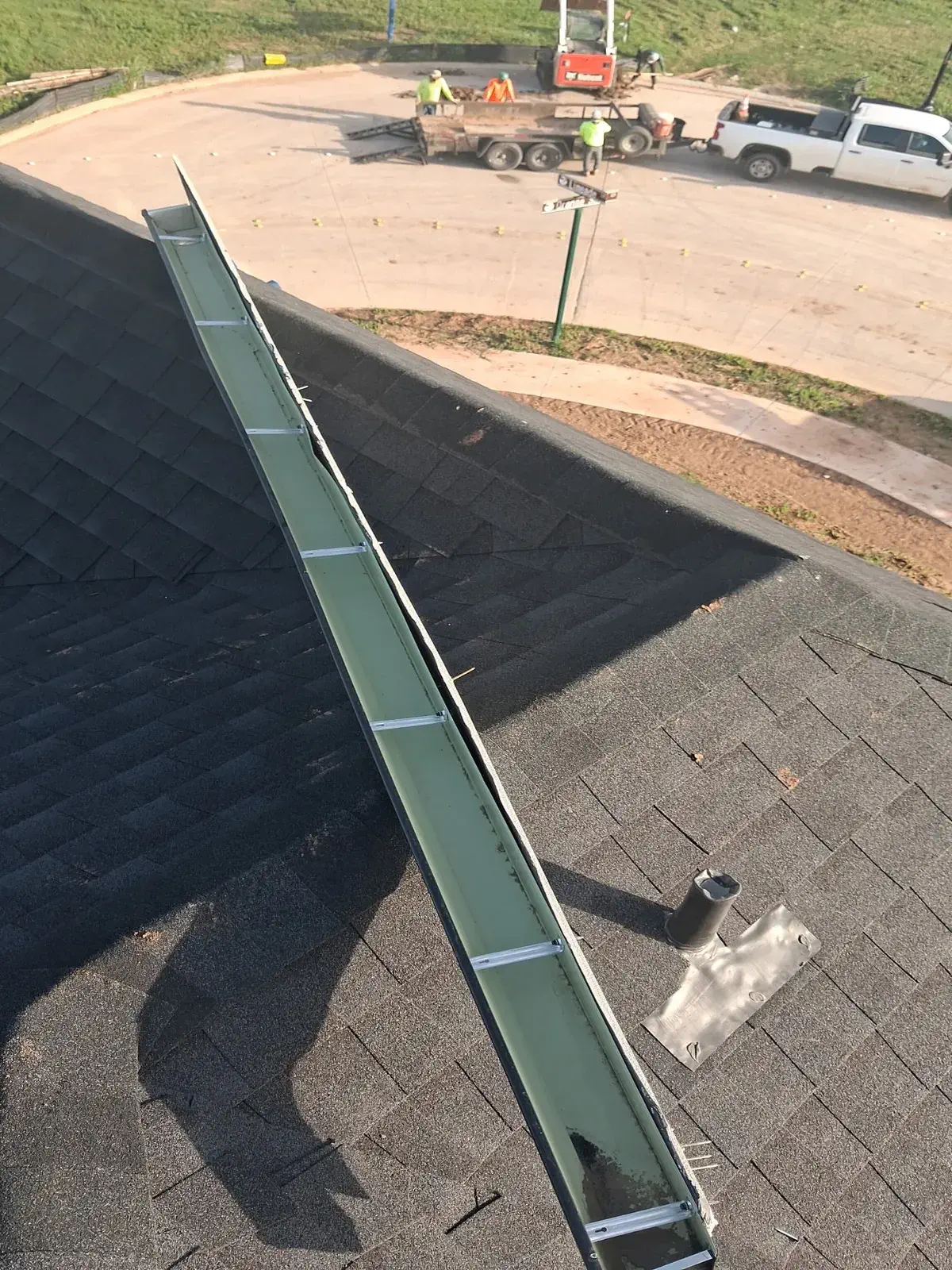 Gutter installation process